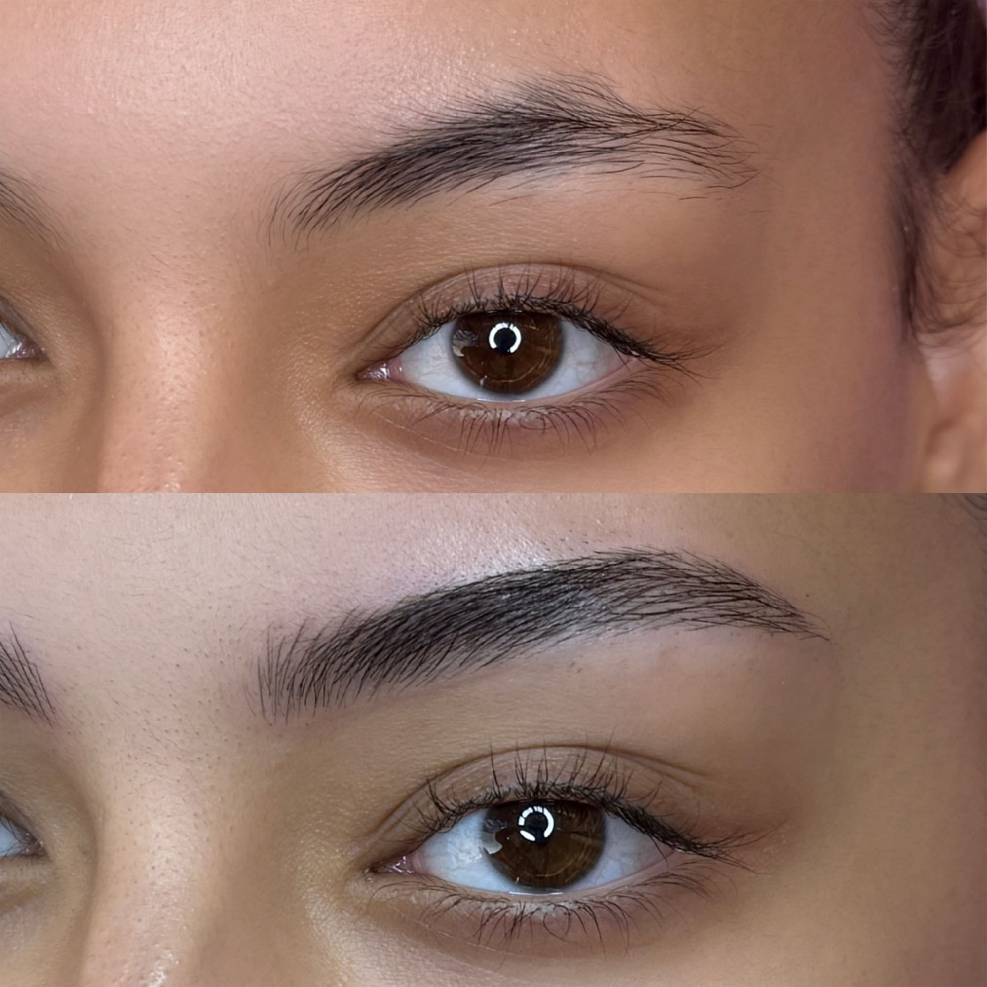 Resultados de microblading de cejas naturales y definidos - Sophie Lin Beauty